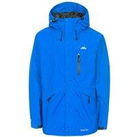 Trespass Men's Corvo Hooded Full Zip Waterproof Jacket Coat in Blue | Size: 2XL