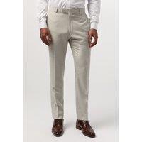 Antique Rogue Men's Blake Pale Grey Slim Fit Trouser in Light Grey | Size: 42R