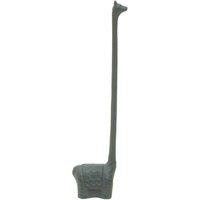 Orsina Fauna Llama Toilet Roll Holder, Cast Iron in Grey