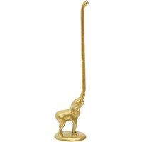 Orsina Fauna Elephant Toilet Roll Holder With Tail in Gold