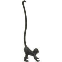 Orsina Fauna Monkey Toilet Roll Holder in Black