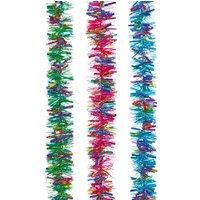 Premier Decorations 2m Vibrant Chunky Tinsel Garland 1pc - Assorted Colours