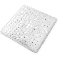 Keplin Non-Slip Shower Mat, For Shower Runner & Bathroom Tub, Square, 54x54cm in White | Size: 600mm