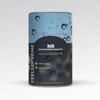 Feel Supreme NR with Astaxanthin / NAD+ Booster 60 Caps in Black
