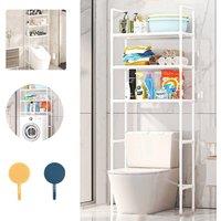 Hinsinc 3-Tier Over Toilet Storage Rack for Bathroom White