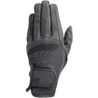 Hy5 Men's Lightweight Leather Riding Gloves in Black | Size: Medium
