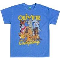 Oliver & Company Men's Vintage Wash T-Shirt in Blue | Size: Medium
