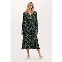 Finery London Women's Madelyn Floral Midi Dress in Black | Size: 14