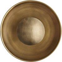 Industville Boston Round Metal Diffuser Wall Light in Metallic Gold | Size: Medium