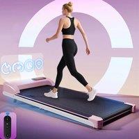 BTM Folding treadmill with adjustable incline & LED display For Home Gym in Pink | Size: 0-2