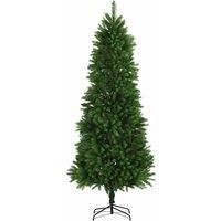 Berkfield Home Artificial Christmas Tree Lifelike Needles 240 cm Green
