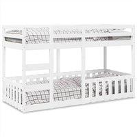 Berkfield Home Bunk Bed White 80x200 cm Solid Wood Pine