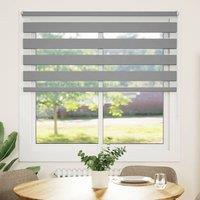 Berkfield Home Zebra Blind 120 x 175 cm Grey