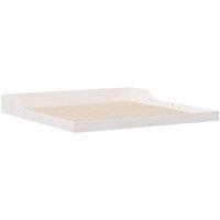 Berkfield Home White 200 x 210 cm Solid pine wood