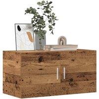 Berkfield Home Wall Cabinet Old Wood 80x39x40 cm Engineered Wood in Brown | Size: 80 x 39 x 40 cm