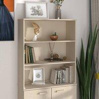 Berkfield Home Top for Highboard HAMAR Honey Brown 85x35x100cm Solid Wood Pine in Light Tan | Size: 85 x 35 x 100 cm