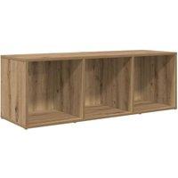 Berkfield Home TV Cabinet with Storage Artisan oak Engineered Wood in Brown