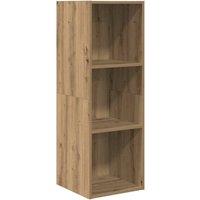 Berkfield Home TV Cabinet Artisan oak 37 x 37 x 107 cm Engineered wood in Brown