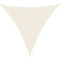 Berkfield Home Sunshade Sail Oxford Fabric Triangular 6x6x6 m Cream in Beige