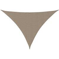 Berkfield Home Sunshade Sail Oxford Fabric Triangular 5x7x7 m Taupe in Beige