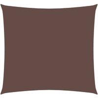 Berkfield Home Sunshade Sail Oxford Fabric Square 6x6 m Brown