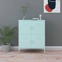 Berkfield Home Storage Cabinet Mint 80x35x101.5 cm Steel