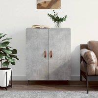 Berkfield Home Sideboard Concrete Grey 69.5x34x90 cm Engineered Wood
