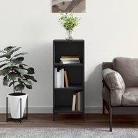 Berkfield Home Sideboard Black 34.5x32.5x90 cm Engineered Wood
