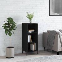 Berkfield Home Sideboard Black 34.5x32.5x90 cm Engineered Wood