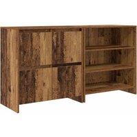 Berkfield Home Sideboard 2 pcs Old wood 70 x 41 x 75 cm Engineered wood in Brown