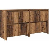 Berkfield Home Sideboard 2 pcs Old wood 70 x 41 x 75 cm Engineered wood in Brown