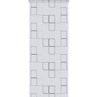 Berkfield Home Shower Roller Blind 120x240 cm Square in White