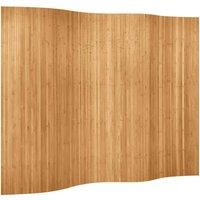 Berkfield Home Room Divider Bamboo Natural 250x165 cm in Brown