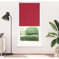 Berkfield Home Roller Blind Blackout 120 x 230 cm Red