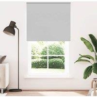 Berkfield Home Roller Blind Blackout Light Grey 90x230 cm Fabric Width 85.7 cm P