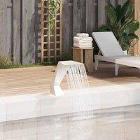 Berkfield Home Pool Fountain Stainless Steel 64x30x52 cm Silver | Size: 64 x 30 x 52 cm