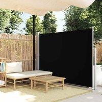 Berkfield Home Patio Retractable Side Awning 170x300 cm Black