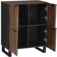Berkfield Home Media Storage Cabinets & Racks Brown 60 x 33.5 x 75 cm