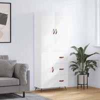 Berkfield Home Highboard White 69.5x34x180 cm Engineered Wood