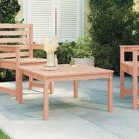 Berkfield Home Garden Table 82.5x82.5x45 cm Solid Wood Douglas in Tan