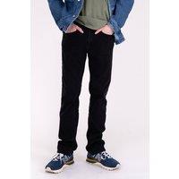 Monkee Genes Men's Slim Fit Straight Leg Mid-Rise Denim Jeans in Black | Size: 36R