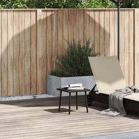 Berkfield Home Garden Coffee Table Rectangular Brown 40x40x37 cm Poly Rattan | Size: 40 x 40 x 37 cm