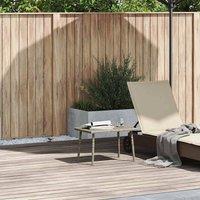 Berkfield Home Garden Coffee Table Rectangular Light Grey 60x40x37 cm Poly Rattan | Size: 60 x 40 x 37 cm