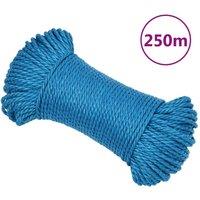 Berkfield Home Work Rope Blue 3 mm 250 m Polypropylene