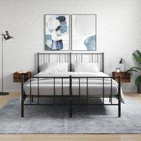 Berkfield Home Wall-mounted Bedside Cabinets 2 pcs Smoked Oak 35x35x20 cm in Brown | Size: 35 x 35 x 20 cm
