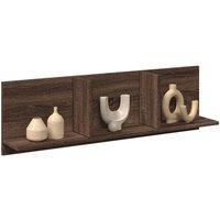 Berkfield Home Wall Cabinet 100x16.5x30 cm Brown Oak Engineered Wood