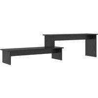 Berkfield Home TV Cabinet Black oak 180 x 30 x 43 cm Engineered wood