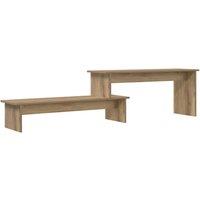 Berkfield Home TV Cabinet Artisan oak 180 x 30 x 43 cm Engineered wood in Brown