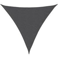Berkfield Home Sunshade Sail Oxford Fabric Triangular 4x4x4 m Anthracite in Dark Grey
