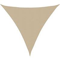 Berkfield Home Sunshade Sail Oxford Fabric Triangular 3x3x3 m Beige